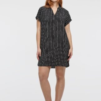 Women’s Short-Sleeve Shirt Dress with Collar product image