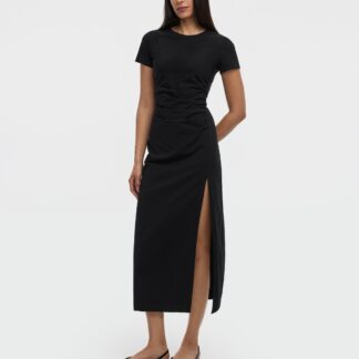 Jersey Side Ruched Dress - main image