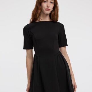 Short-Sleeve Crew-Neck Mini Dress product image