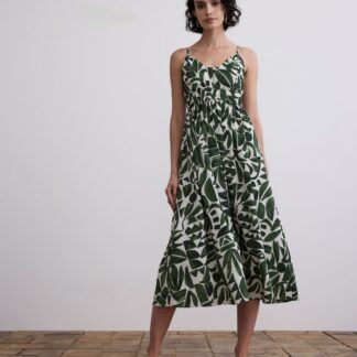 Sleeveless V-Neck Maxi Dress product image